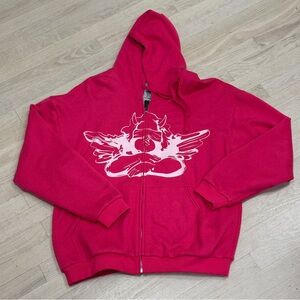 Boys Lie Pucker Up Harley Hoodie XS/S